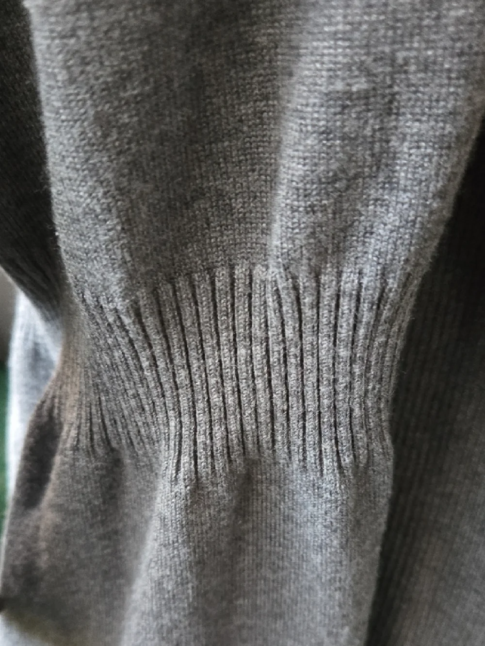 89th & Madison Light Gray Ribbed Open-Front Cardigan Jacket - Picture 4 of 7